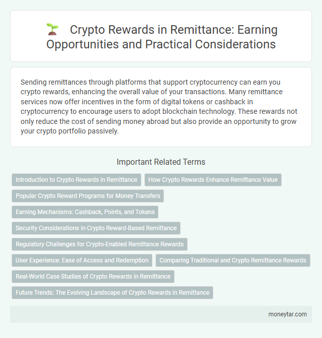 Crypto Rewards in Remittance: Earning Opportunities and Practical Considerations