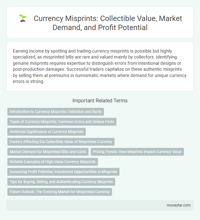 Currency Misprints: Collectible Value, Market Demand, and Profit Potential