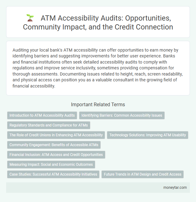 ATM Accessibility Audits: Opportunities, Community Impact, and the Credit Connection