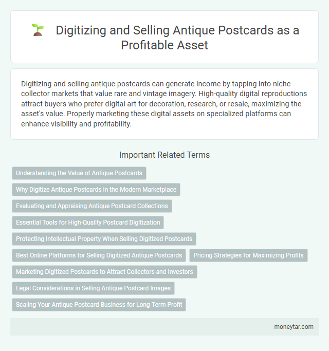 Digitizing and Selling Antique Postcards as a Profitable Asset