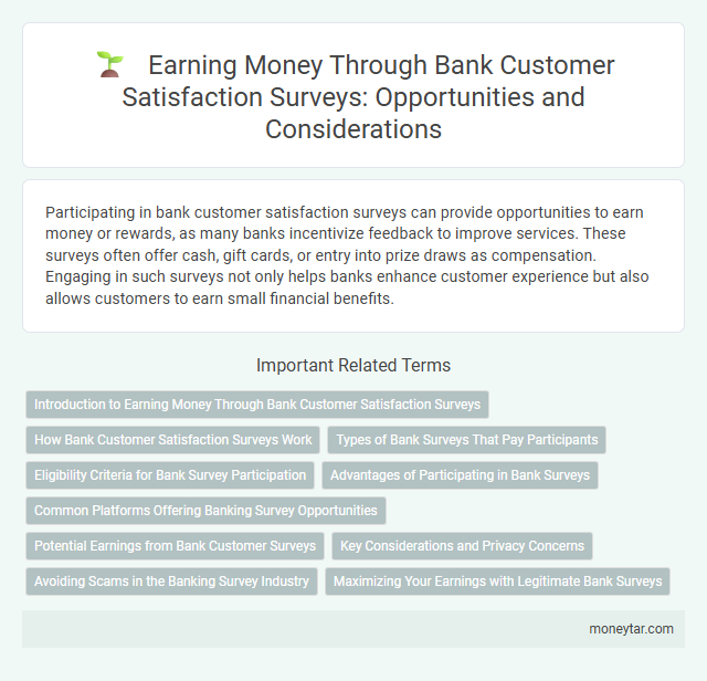 Earning Money Through Bank Customer Satisfaction Surveys: Opportunities and Considerations
