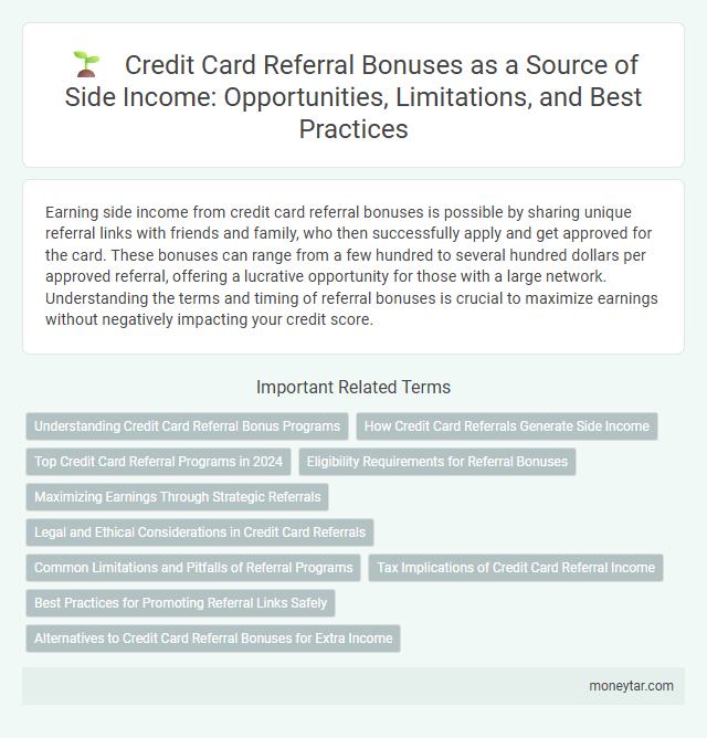 Credit Card Referral Bonuses as a Source of Side Income: Opportunities, Limitations, and Best Practices