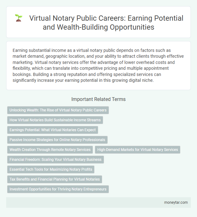 Virtual Notary Public Careers: Earning Potential and Wealth-Building Opportunities