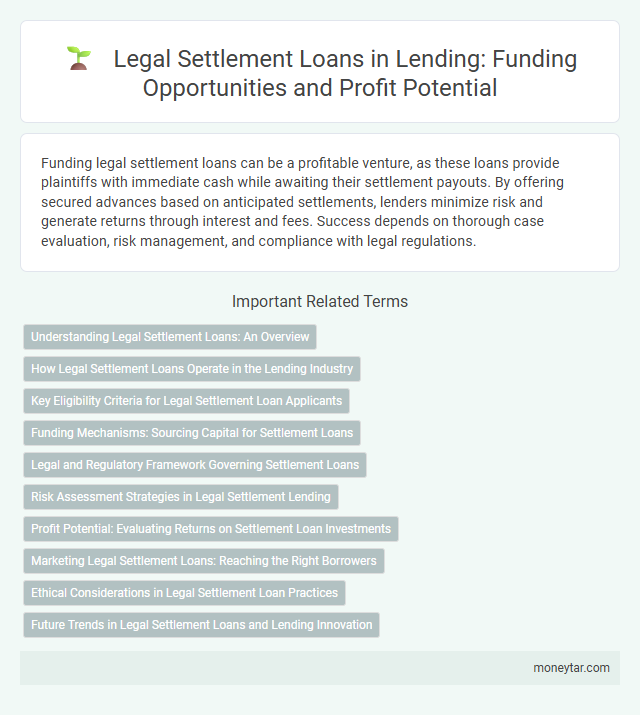 Legal Settlement Loans in Lending: Funding Opportunities and Profit Potential
