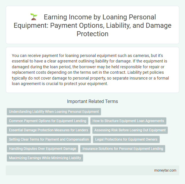 Earning Income by Loaning Personal Equipment: Payment Options, Liability, and Damage Protection