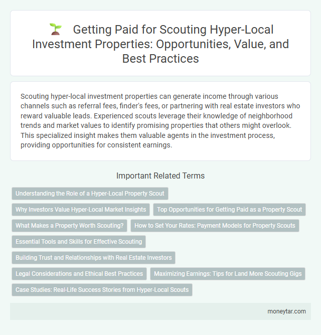 Getting Paid for Scouting Hyper-Local Investment Properties: Opportunities, Value, and Best Practices