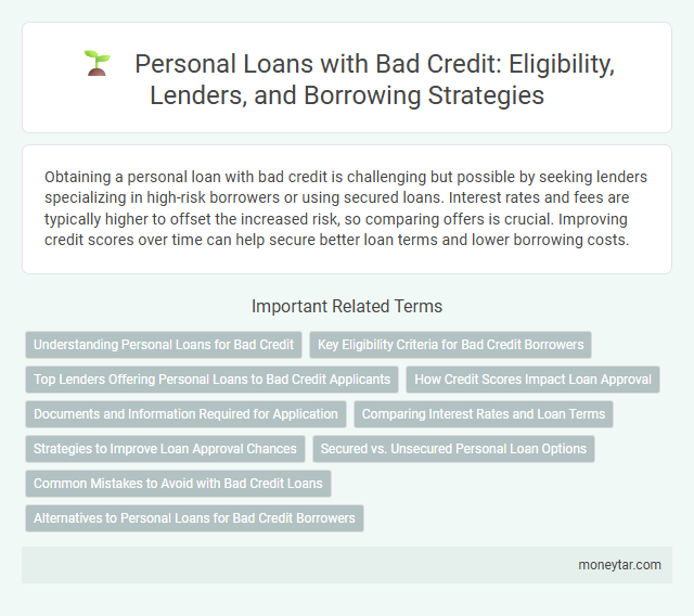 Personal Loans with Bad Credit: Eligibility, Lenders, and Borrowing Strategies