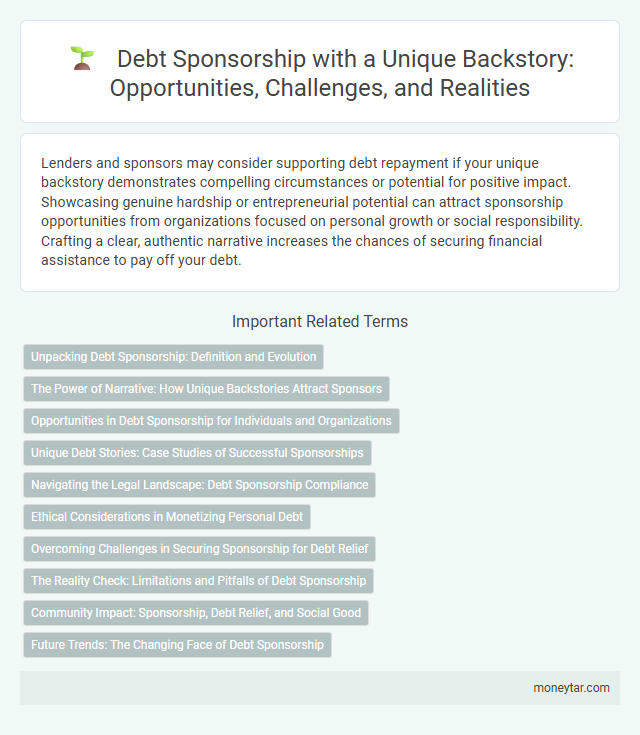 Debt Sponsorship with a Unique Backstory: Opportunities, Challenges, and Realities