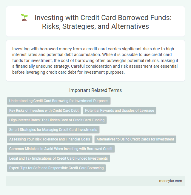 Investing with Credit Card Borrowed Funds: Risks, Strategies, and Alternatives