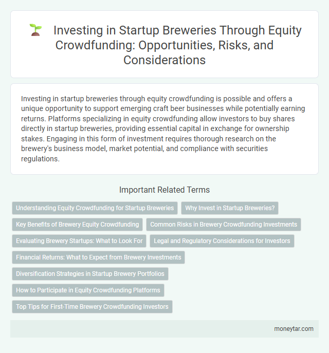 Investing in Startup Breweries Through Equity Crowdfunding: Opportunities, Risks, and Considerations