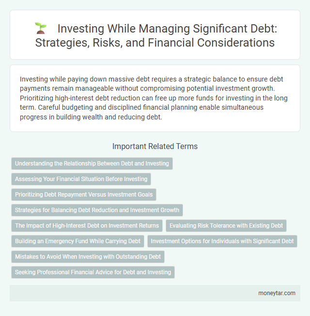 Investing While Managing Significant Debt: Strategies, Risks, and Financial Considerations