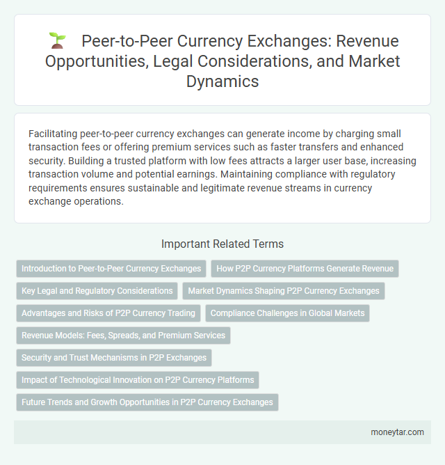 Peer-to-Peer Currency Exchanges: Revenue Opportunities, Legal Considerations, and Market Dynamics