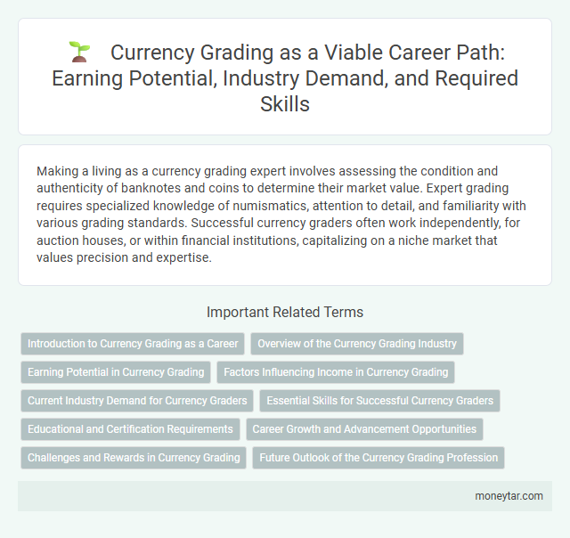 Currency Grading as a Viable Career Path: Earning Potential, Industry Demand, and Required Skills