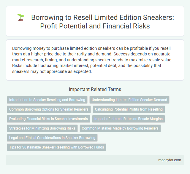 Borrowing to Resell Limited Edition Sneakers: Profit Potential and Financial Risks