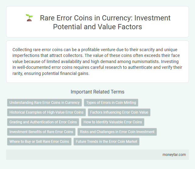 Rare Error Coins in Currency: Investment Potential and Value Factors