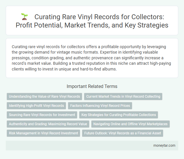 Curating Rare Vinyl Records for Collectors: Profit Potential, Market Trends, and Key Strategies