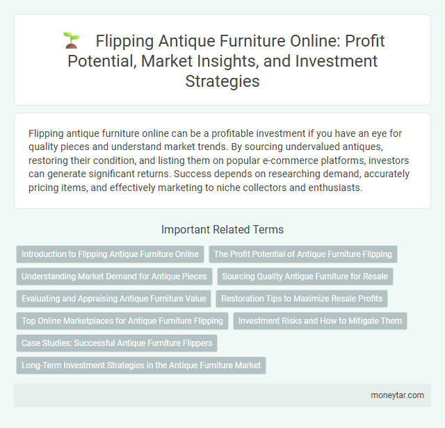 Flipping Antique Furniture Online: Profit Potential, Market Insights, and Investment Strategies