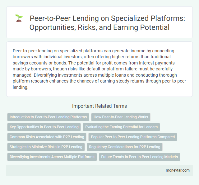 Peer-to-Peer Lending on Specialized Platforms: Opportunities, Risks, and Earning Potential