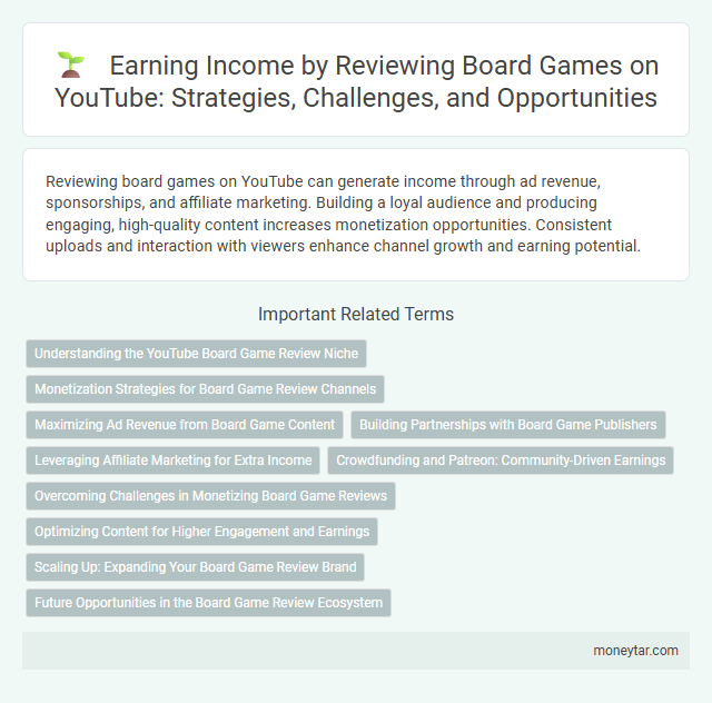 Earning Income by Reviewing Board Games on YouTube: Strategies, Challenges, and Opportunities