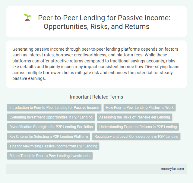 Peer-to-Peer Lending for Passive Income: Opportunities, Risks, and Returns