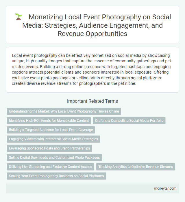Monetizing Local Event Photography on Social Media: Strategies, Audience Engagement, and Revenue Opportunities