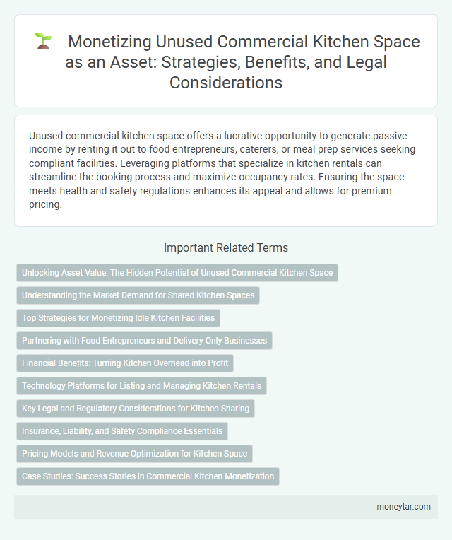 Monetizing Unused Commercial Kitchen Space as an Asset: Strategies, Benefits, and Legal Considerations