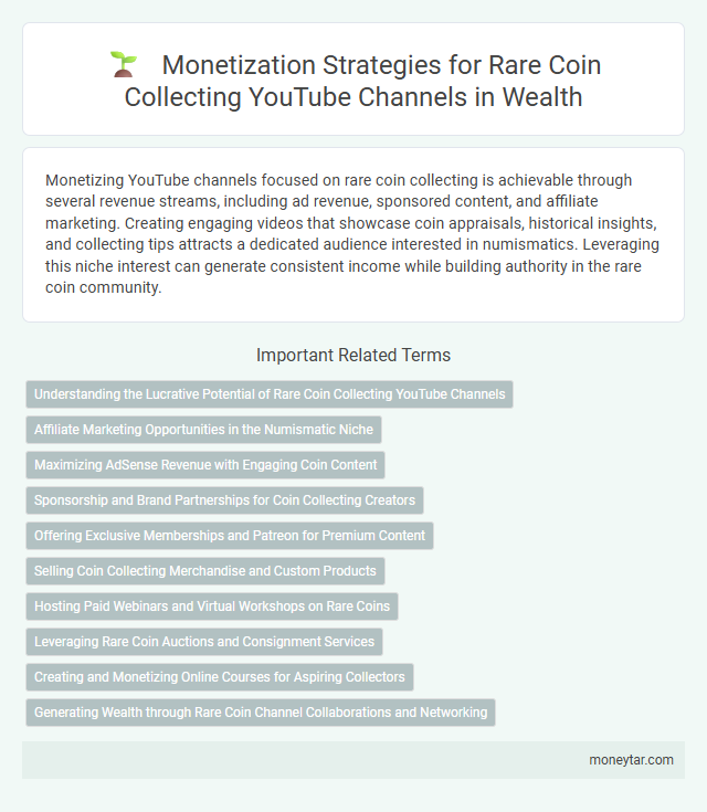 Monetization Strategies for Rare Coin Collecting YouTube Channels in Wealth