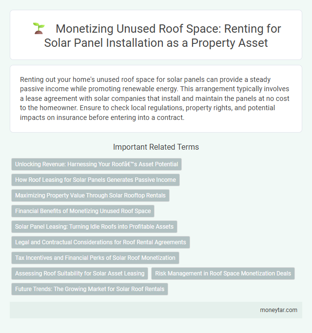 Monetizing Unused Roof Space: Renting for Solar Panel Installation as a Property Asset