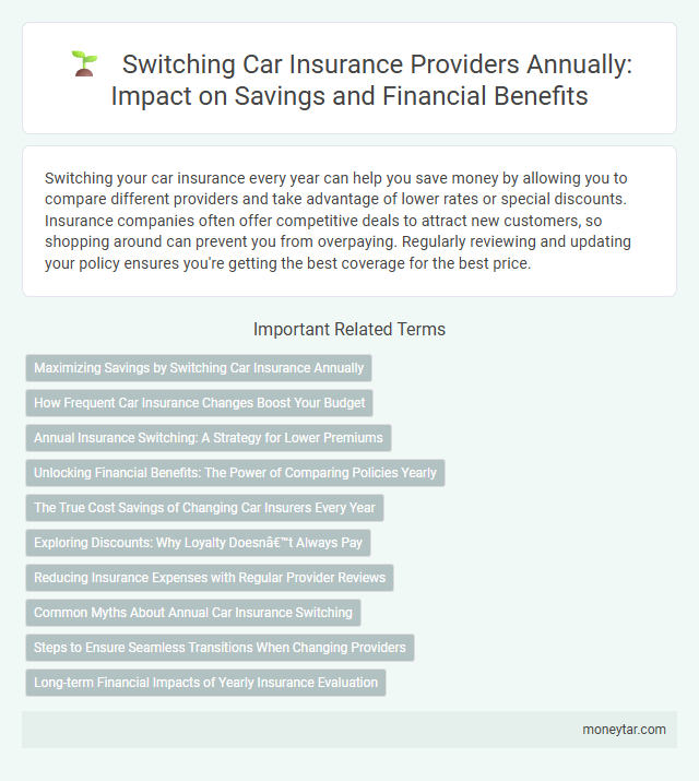 Switching Car Insurance Providers Annually: Impact on Savings and Financial Benefits