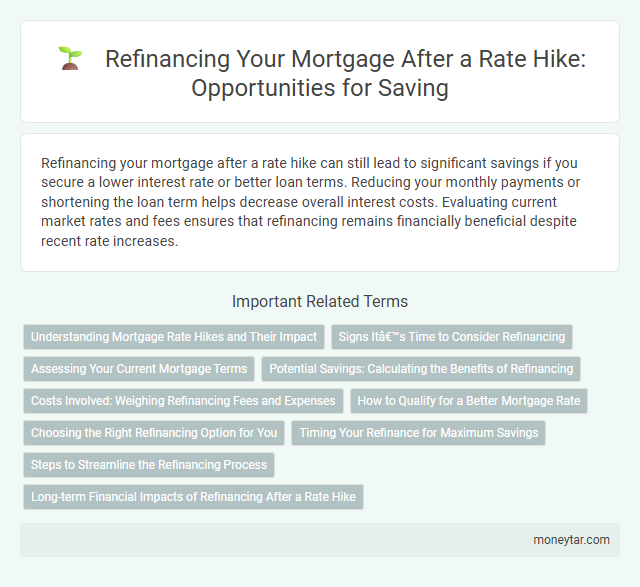 Refinancing Your Mortgage After a Rate Hike: Opportunities for Saving