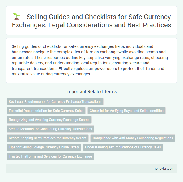 Selling Guides and Checklists for Safe Currency Exchanges: Legal Considerations and Best Practices