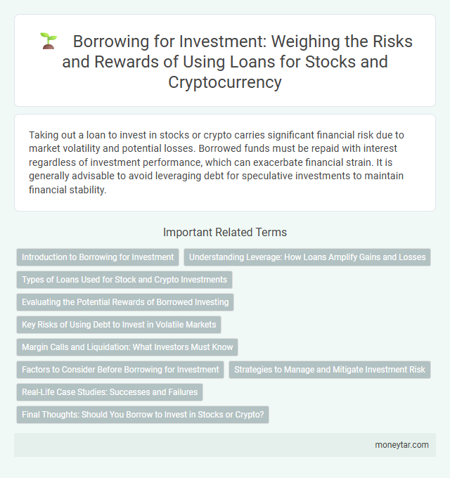 Borrowing for Investment: Weighing the Risks and Rewards of Using Loans for Stocks and Cryptocurrency