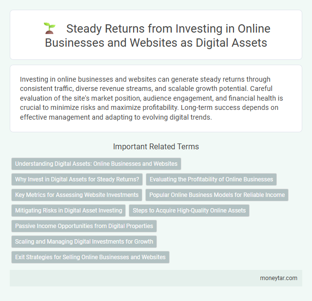 Steady Returns from Investing in Online Businesses and Websites as Digital Assets