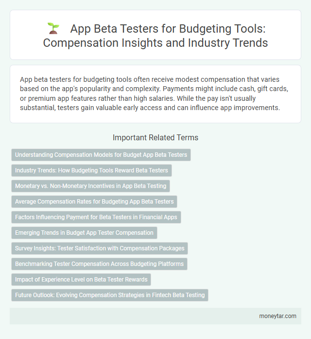 App Beta Testers for Budgeting Tools: Compensation Insights and Industry Trends
