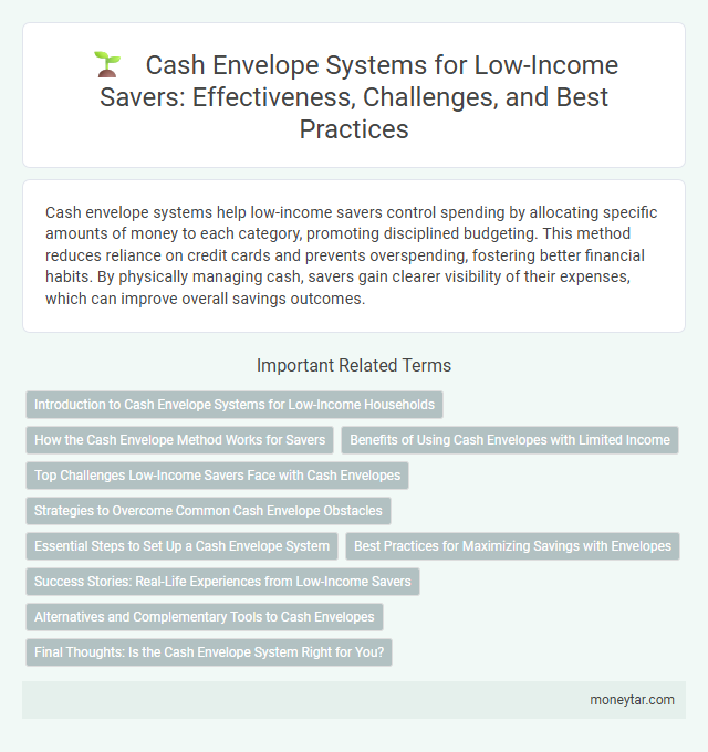 Cash Envelope Systems for Low-Income Savers: Effectiveness, Challenges, and Best Practices