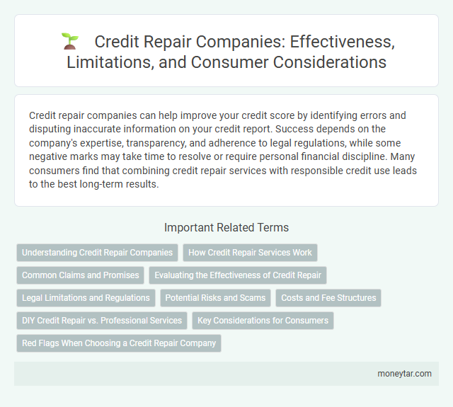 Credit Repair Companies: Effectiveness, Limitations, and Consumer Considerations