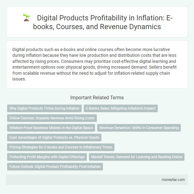 Digital Products Profitability in Inflation: E-books, Courses, and Revenue Dynamics