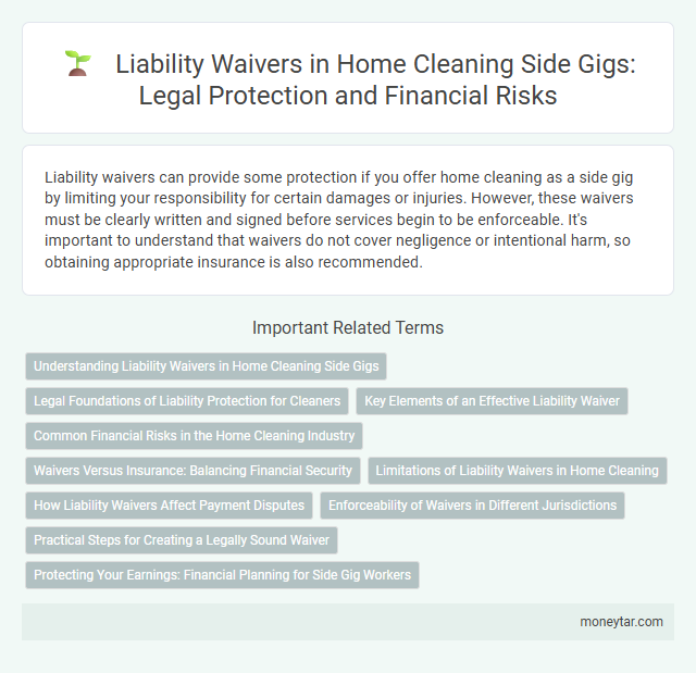 Liability Waivers in Home Cleaning Side Gigs: Legal Protection and Financial Risks
