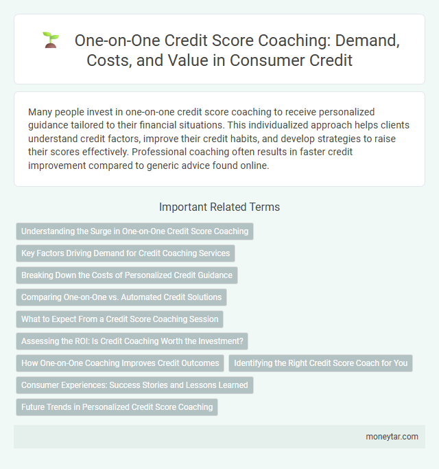 One-on-One Credit Score Coaching: Demand, Costs, and Value in Consumer Credit