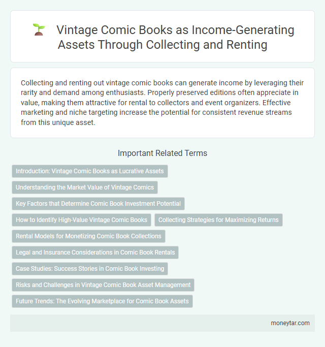 Vintage Comic Books as Income-Generating Assets Through Collecting and Renting