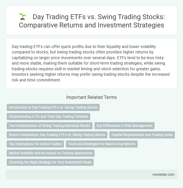 Day Trading ETFs vs. Swing Trading Stocks: Comparative Returns and Investment Strategies