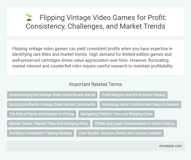 Flipping Vintage Video Games for Profit: Consistency, Challenges, and Market Trends