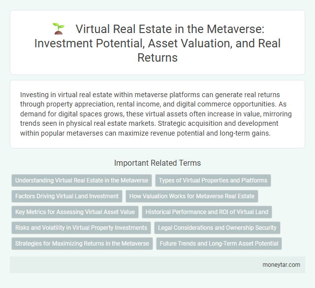 Virtual Real Estate in the Metaverse: Investment Potential, Asset Valuation, and Real Returns