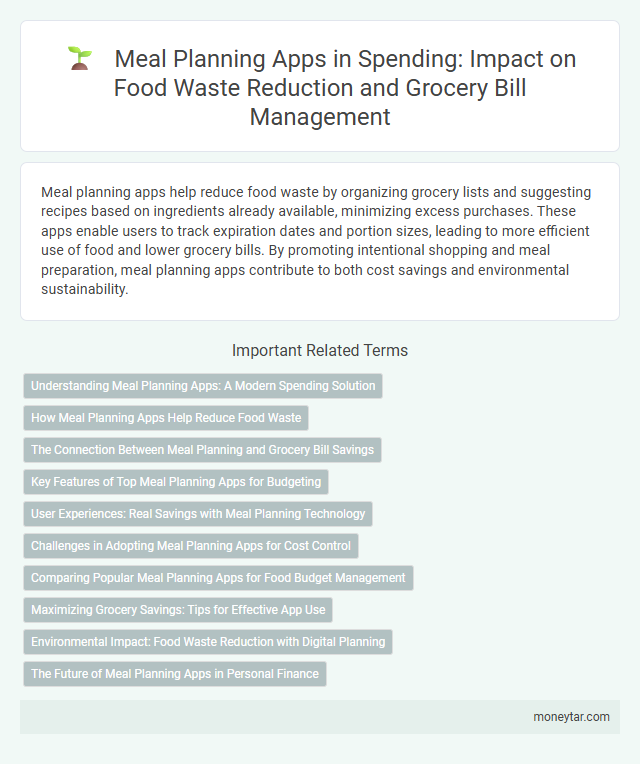 Meal Planning Apps in Spending: Impact on Food Waste Reduction and Grocery Bill Management