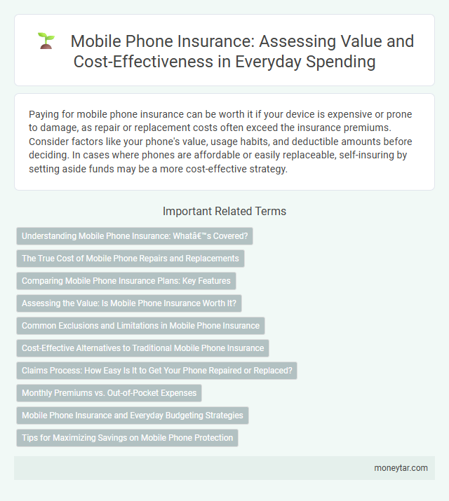 Mobile Phone Insurance: Assessing Value and Cost-Effectiveness in Everyday Spending