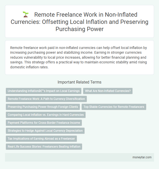 Remote Freelance Work in Non-Inflated Currencies: Offsetting Local Inflation and Preserving Purchasing Power
