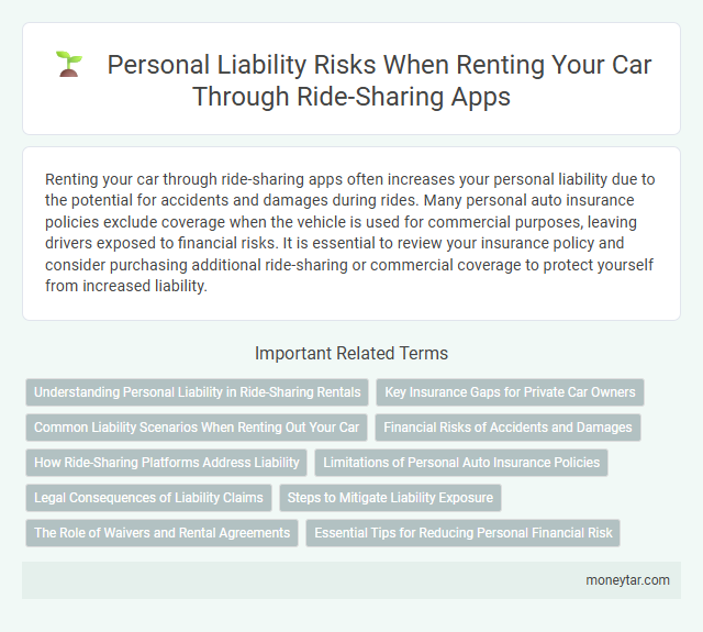 Personal Liability Risks When Renting Your Car Through Ride-Sharing Apps