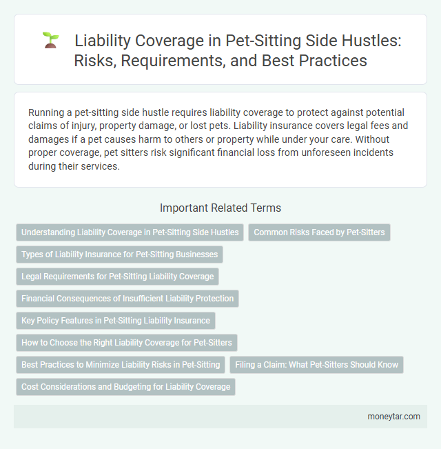 Liability Coverage in Pet-Sitting Side Hustles: Risks, Requirements, and Best Practices
