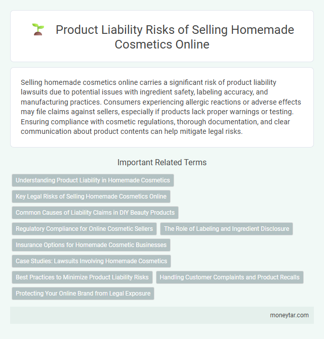Product Liability Risks of Selling Homemade Cosmetics Online