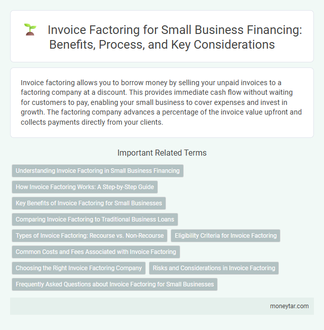 Invoice Factoring for Small Business Financing: Benefits, Process, and Key Considerations